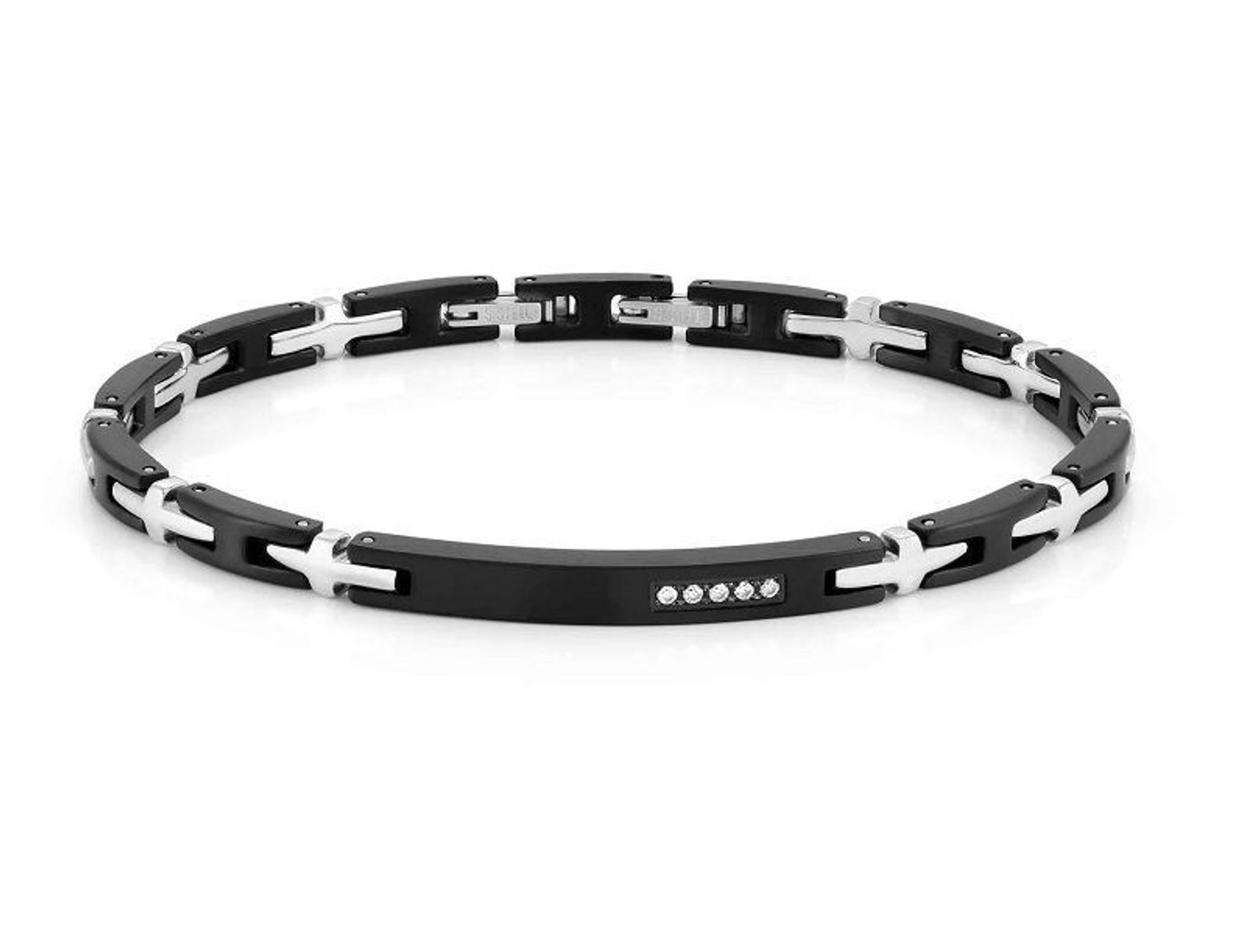 Bransoletka męska hipoalergiczna Diamenty Nomination Italy Strong 028315 015 ✓ Bransoletki męskie Nomination  028315 015.jpg